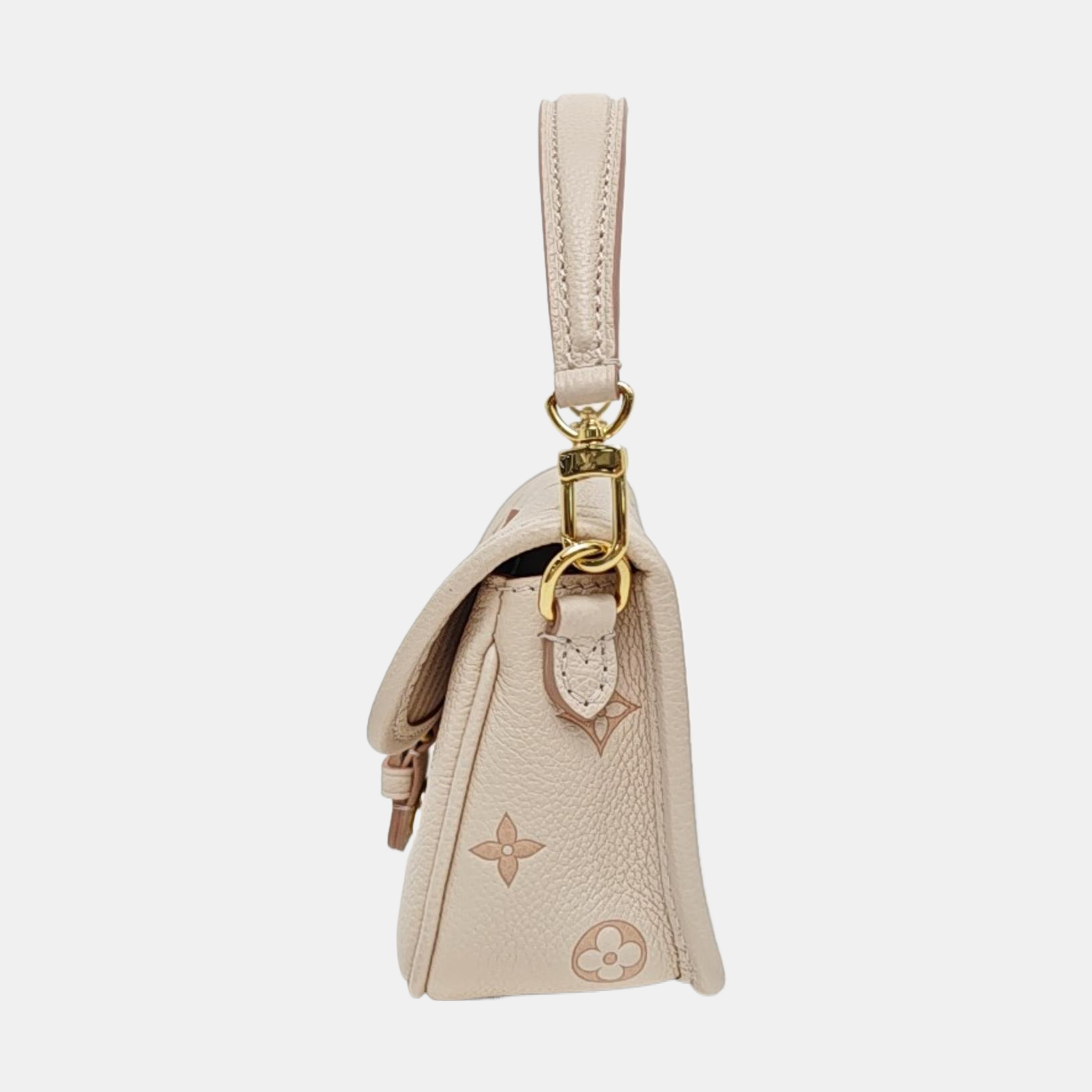 DIANE Nano Monogram Calfskin White