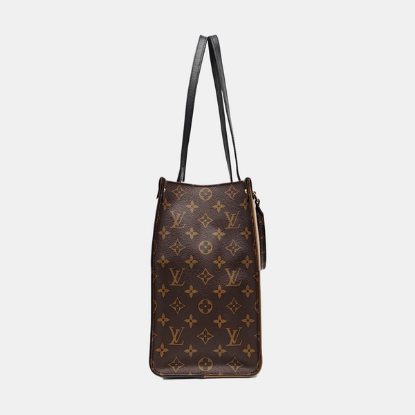 ONTHEGO MM Monogram Coated Canvas Brown
