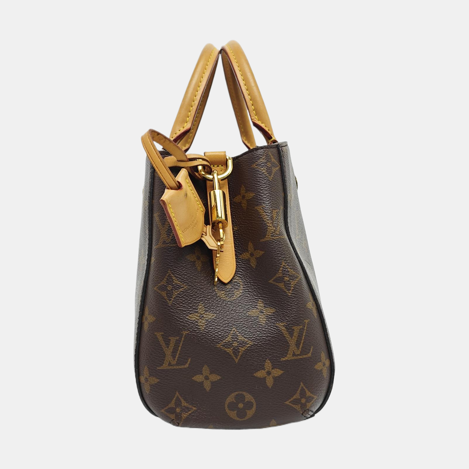 MONTAIGNE Monogram Coated Canvas Brown