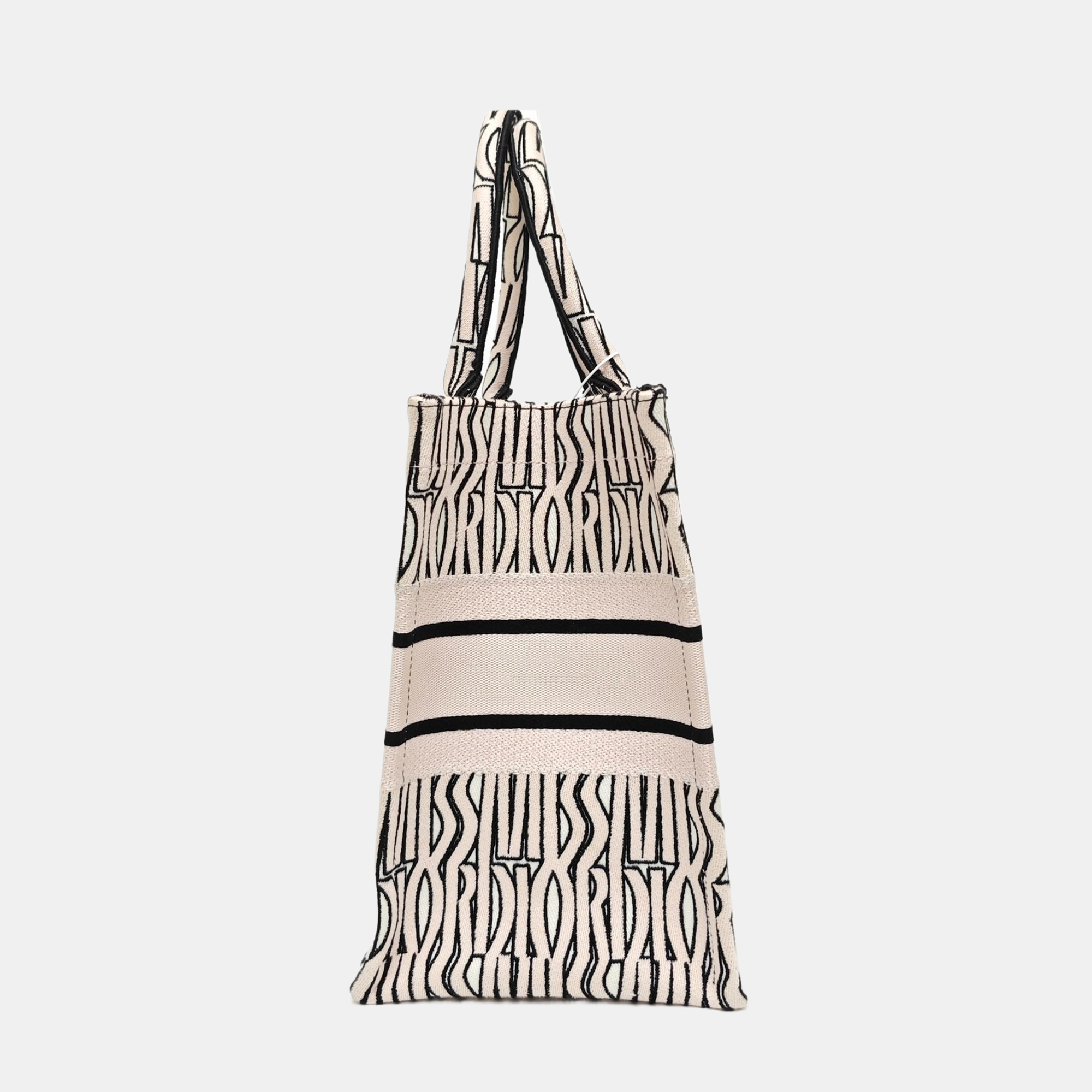 Book Tote Medium Canvas White