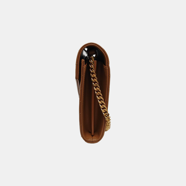 MONOGRAM Medium Quilted Calfskin Brown