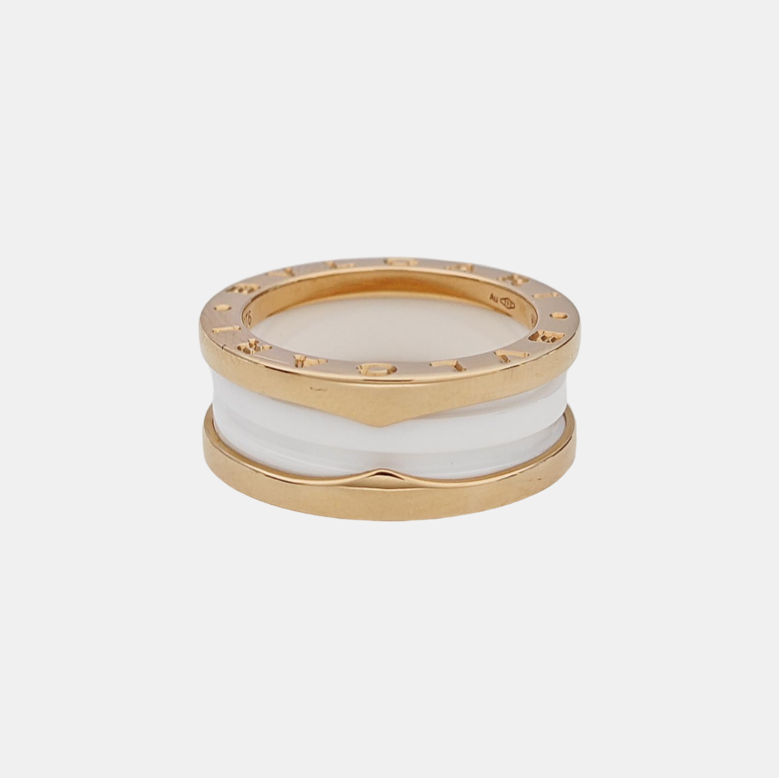 B.ZERO1 18k Rose Gold Ring EU 52