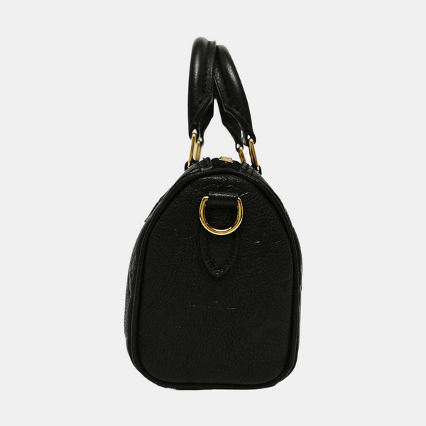SPEEDY Nano Monogram Calfskin Black
