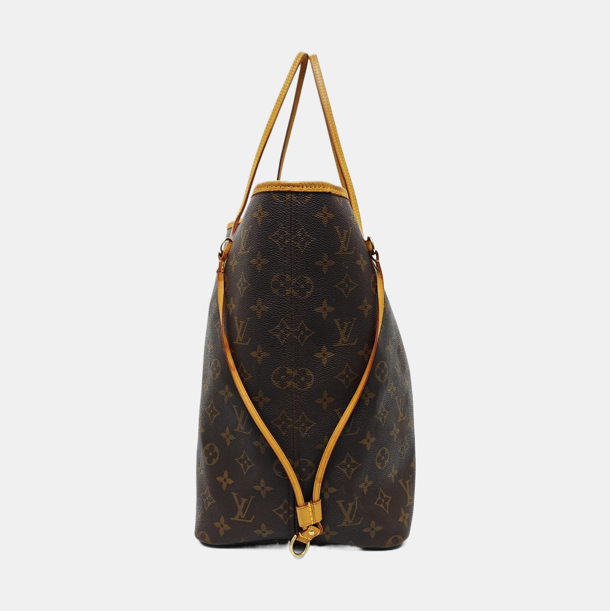 NEVERFULL GM Lona revestida Monogram Marrón