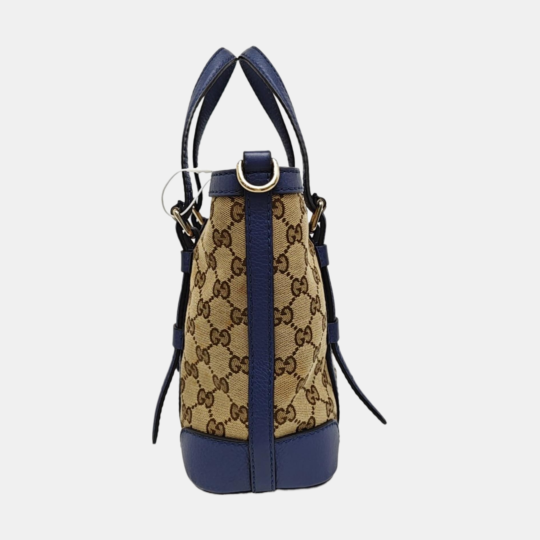 Monogram Fabric Shoulder Bag Brown