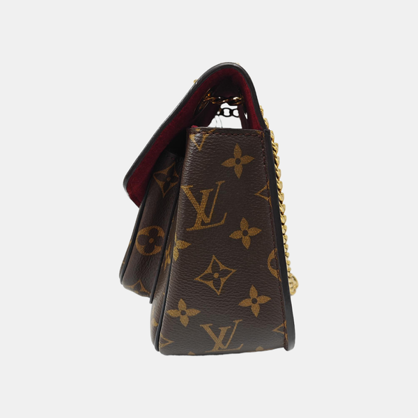 PASSY Monogram Coated Canvas Brown
