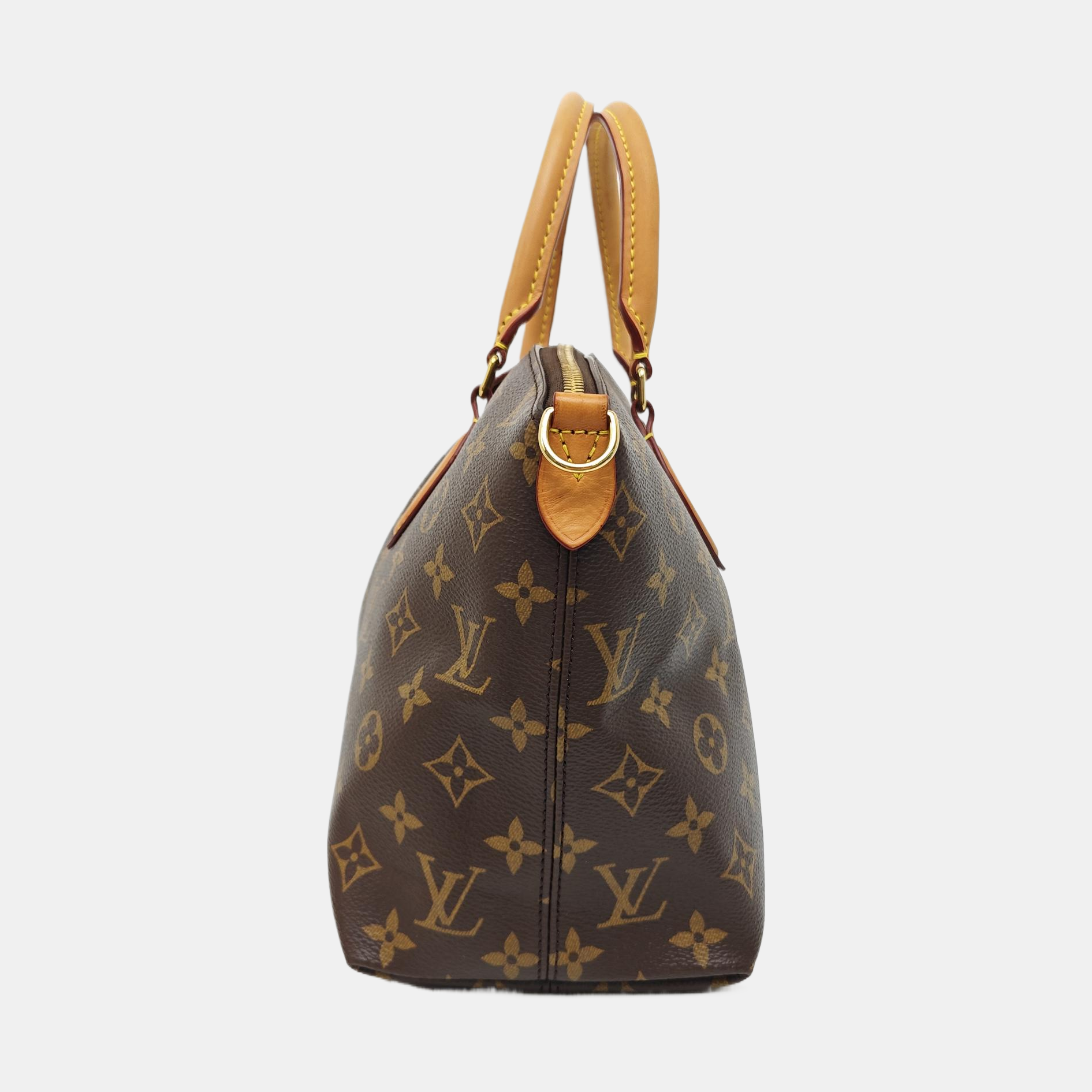BOETIE PM Monogram Coated Canvas Brown