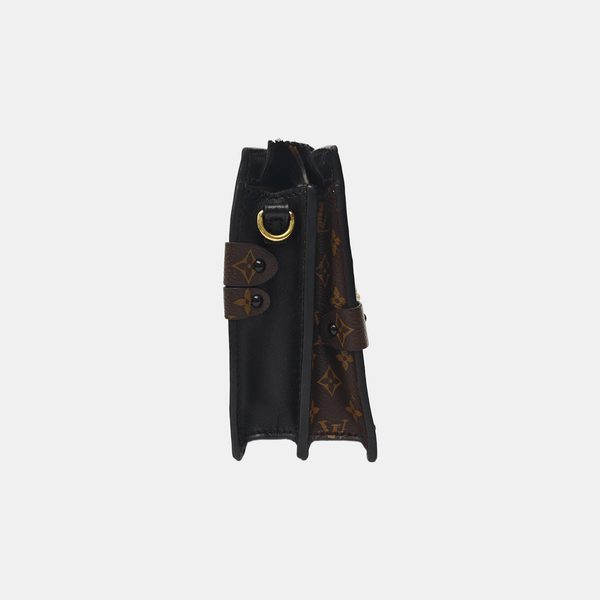 TRUNK Monogram Coated Canvas Brown