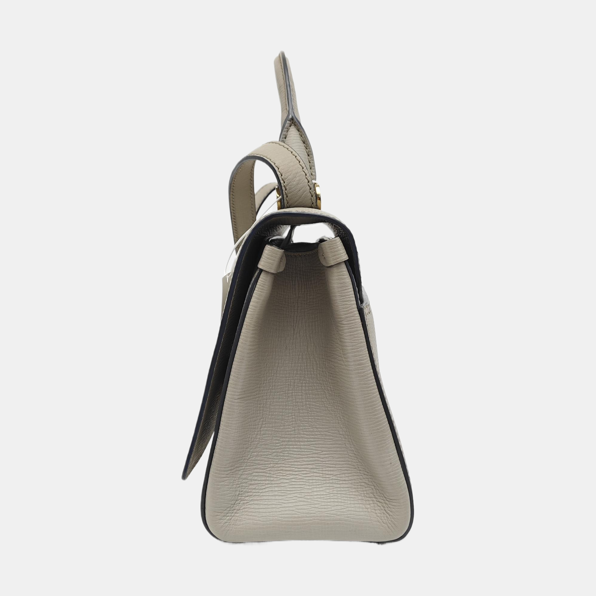 Calfskin Shoulder Bag Gray