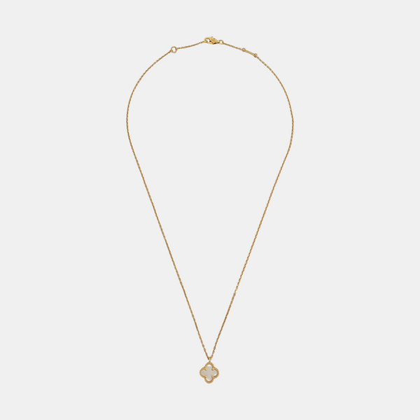Sweet Alhambra 18k Gold Necklace