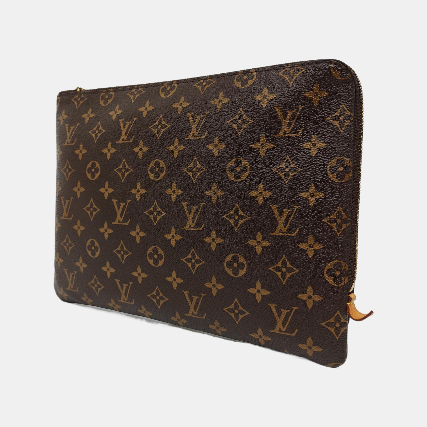 Etui Voyage MM Monogram Coated Canvas Brown
