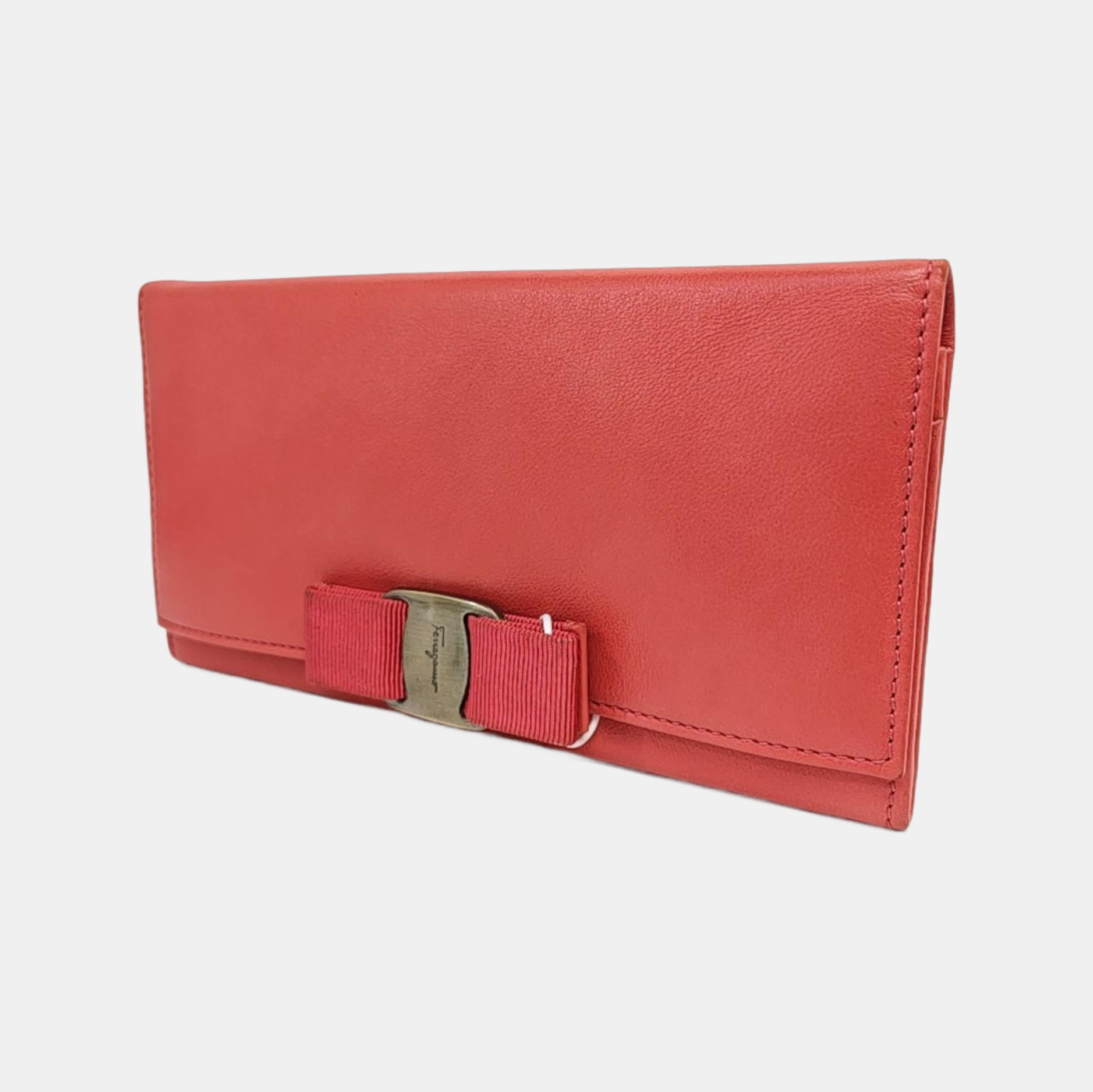 Vara Calfskin Red Wallet