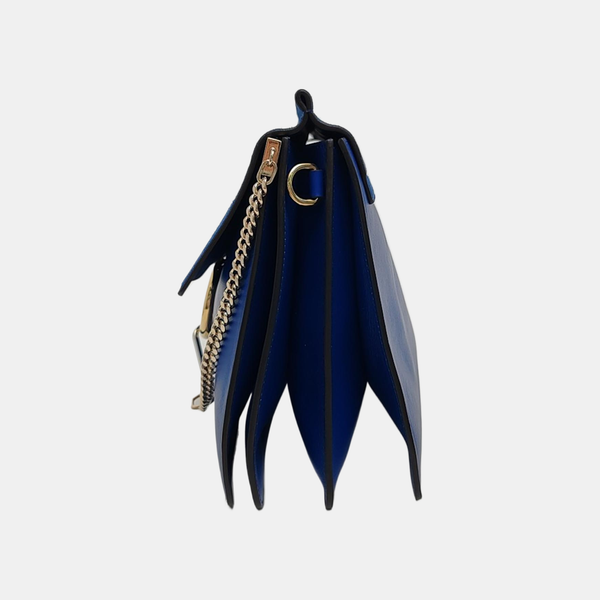 Faye Medium Calfskin Blue
