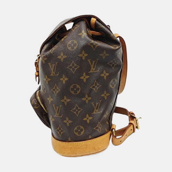 MONTSOURIS MM Monogram Coated Canvas Brown