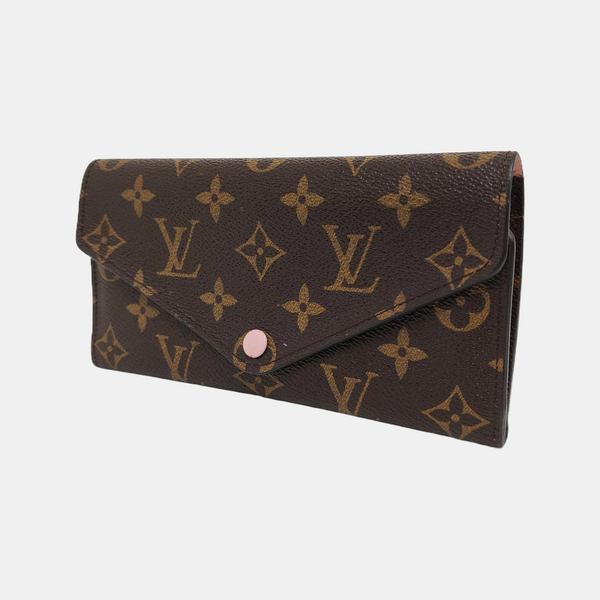 JOSÉPHINE Monogram Coated Canvas Brown Wallet