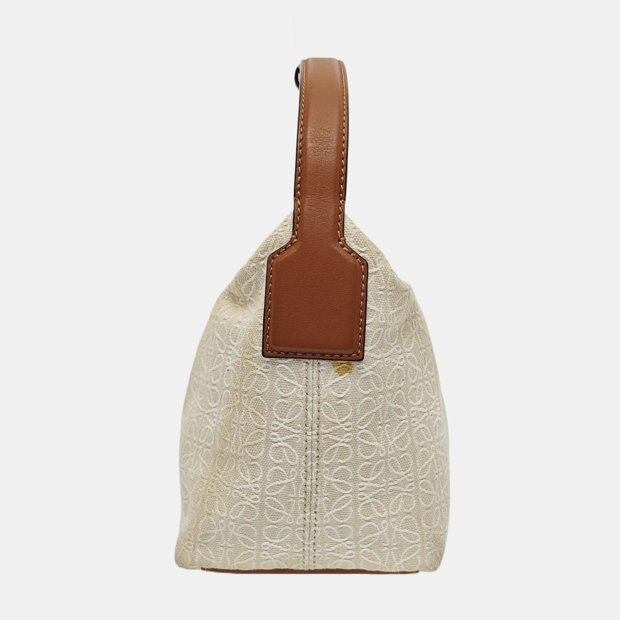 Cubi Monogram Canvas Beige