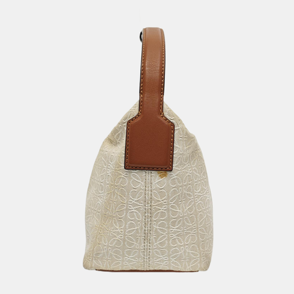 Cubi Monogram Canvas Beige