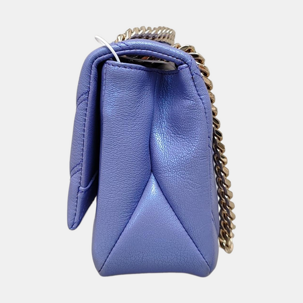 SERPENTI CABOCHON Small Quilted Lambskin Blue