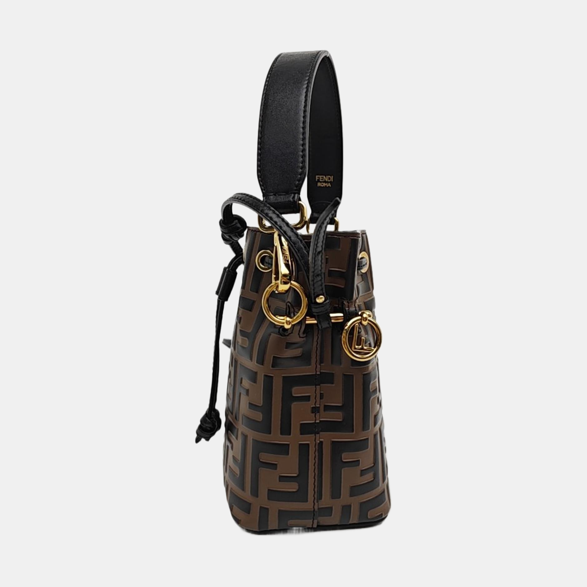 Mon Tresor Mini Monogram Calfskin Brown