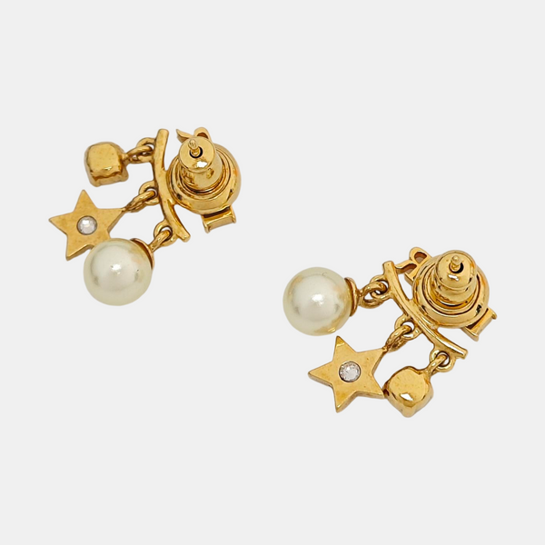 Metal Gold Stud Earrings