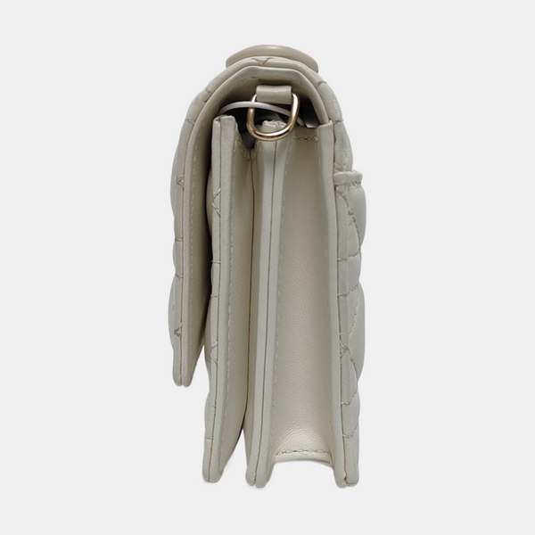 Authenticated pre-owned  My Dior Mini Cannage Lambskin White - Shoulder Bag at Looply