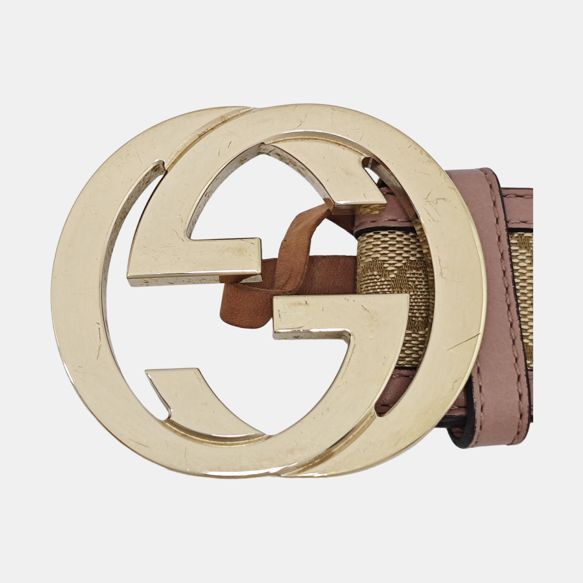 Fabric Belt Beige