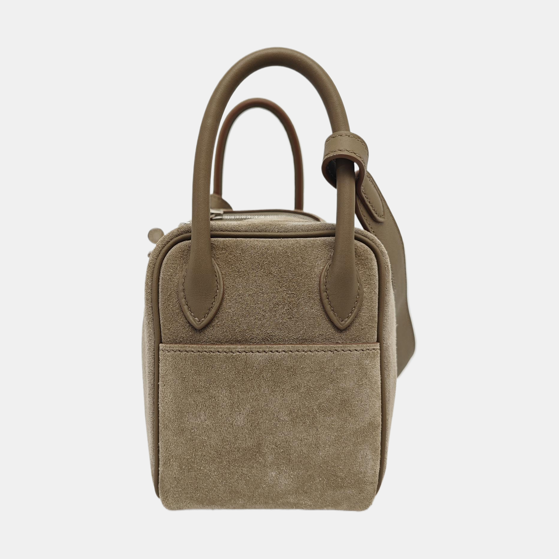 Lindy Mini Suede Gray