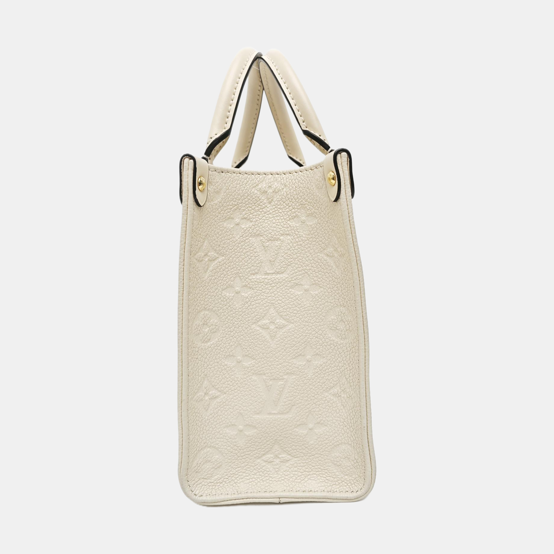 ONTHEGO PM Monogram Calfskin Beige
