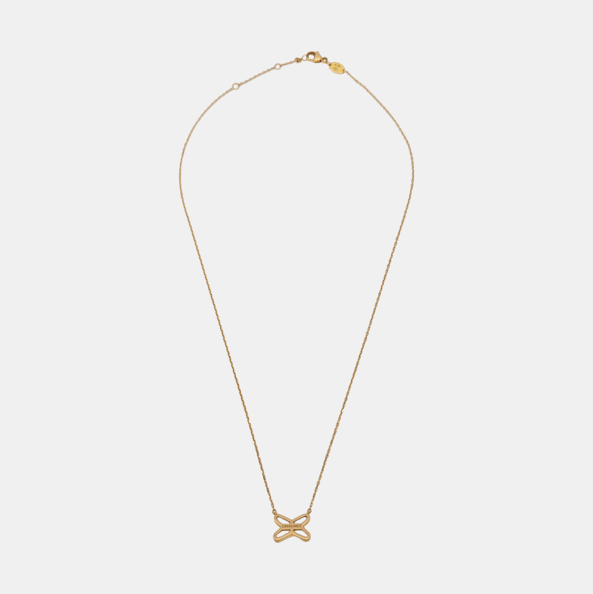 Jeux De Liens 18k Rose Gold Necklace
