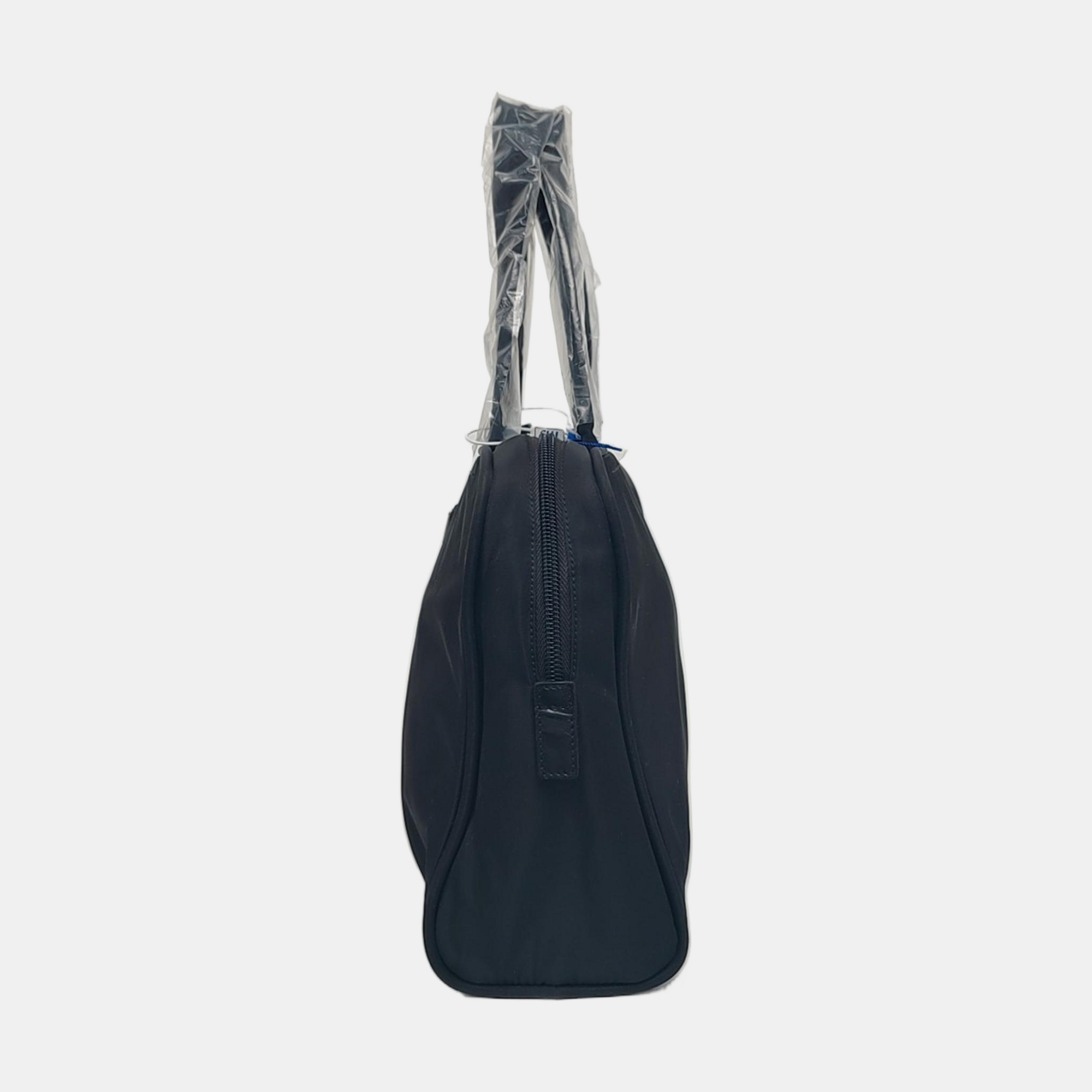 Nylon Top Handle Bag Black