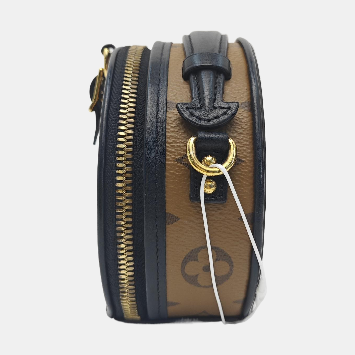BOITE CHAPEAU Mini Monogram Coated Canvas Brown