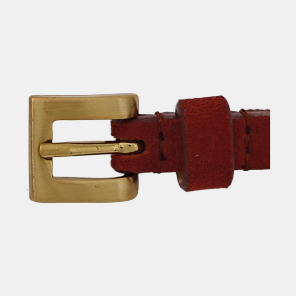 Suede Belt Brown