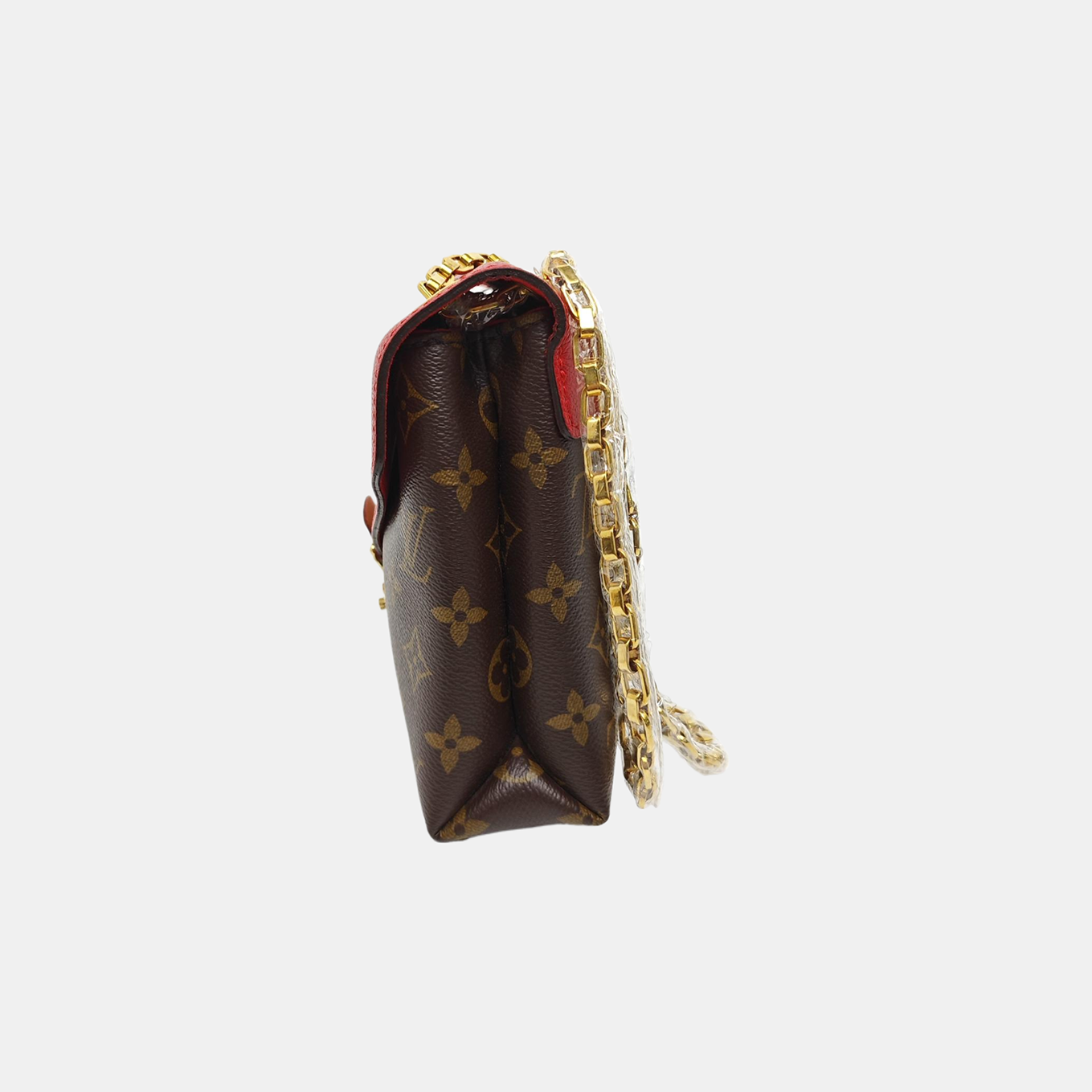 PALLAS Monogram Coated Canvas Brown