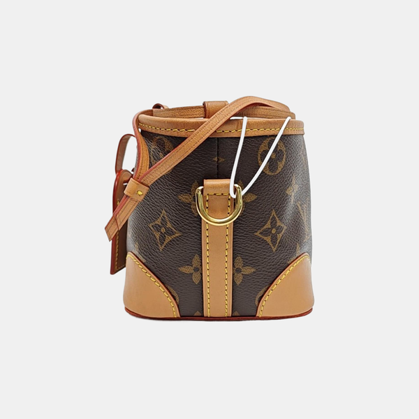 NOÉ Mini Monogram Coated Canvas Brown