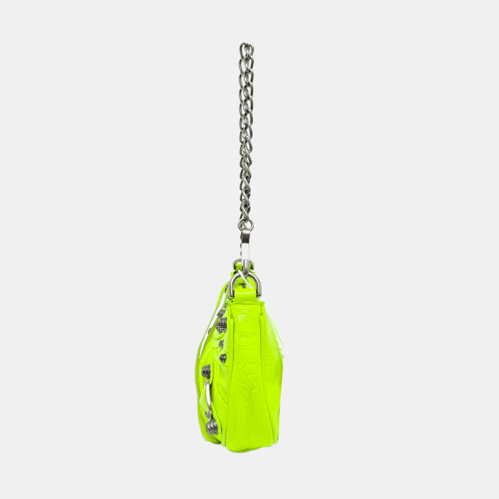 Le Cagole Mini Calfskin Green