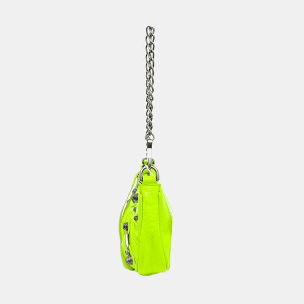 Le Cagole Mini Calfskin Green