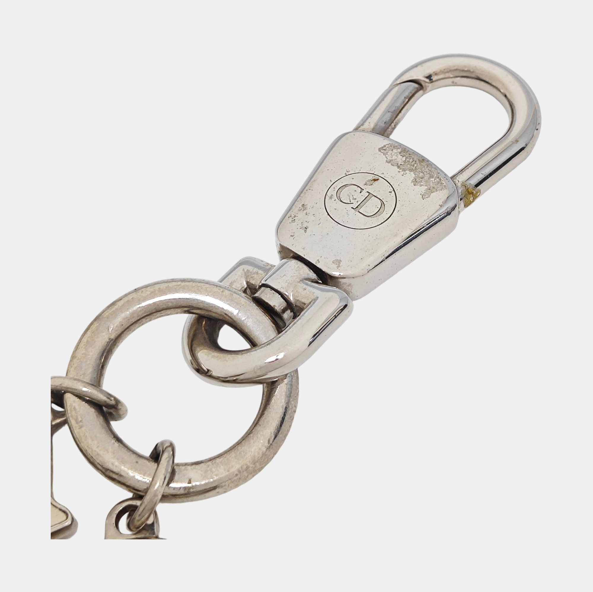 Metal Bag Charm Silver