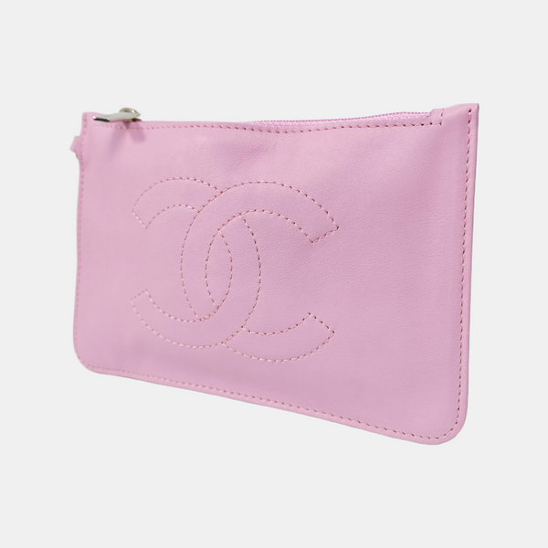 Lambskin Clutch Pink