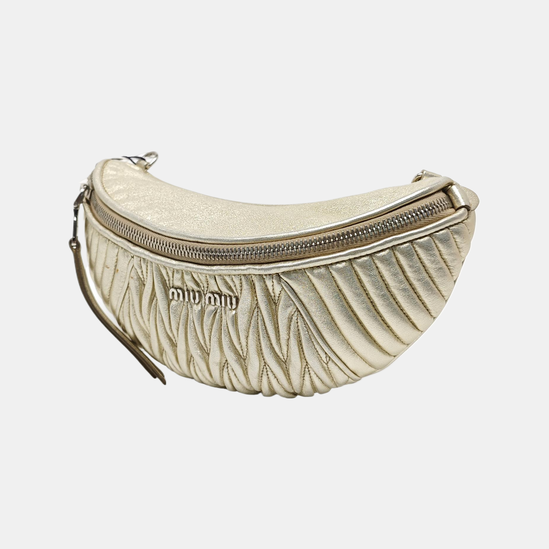 Lambskin Belt Bag Beige