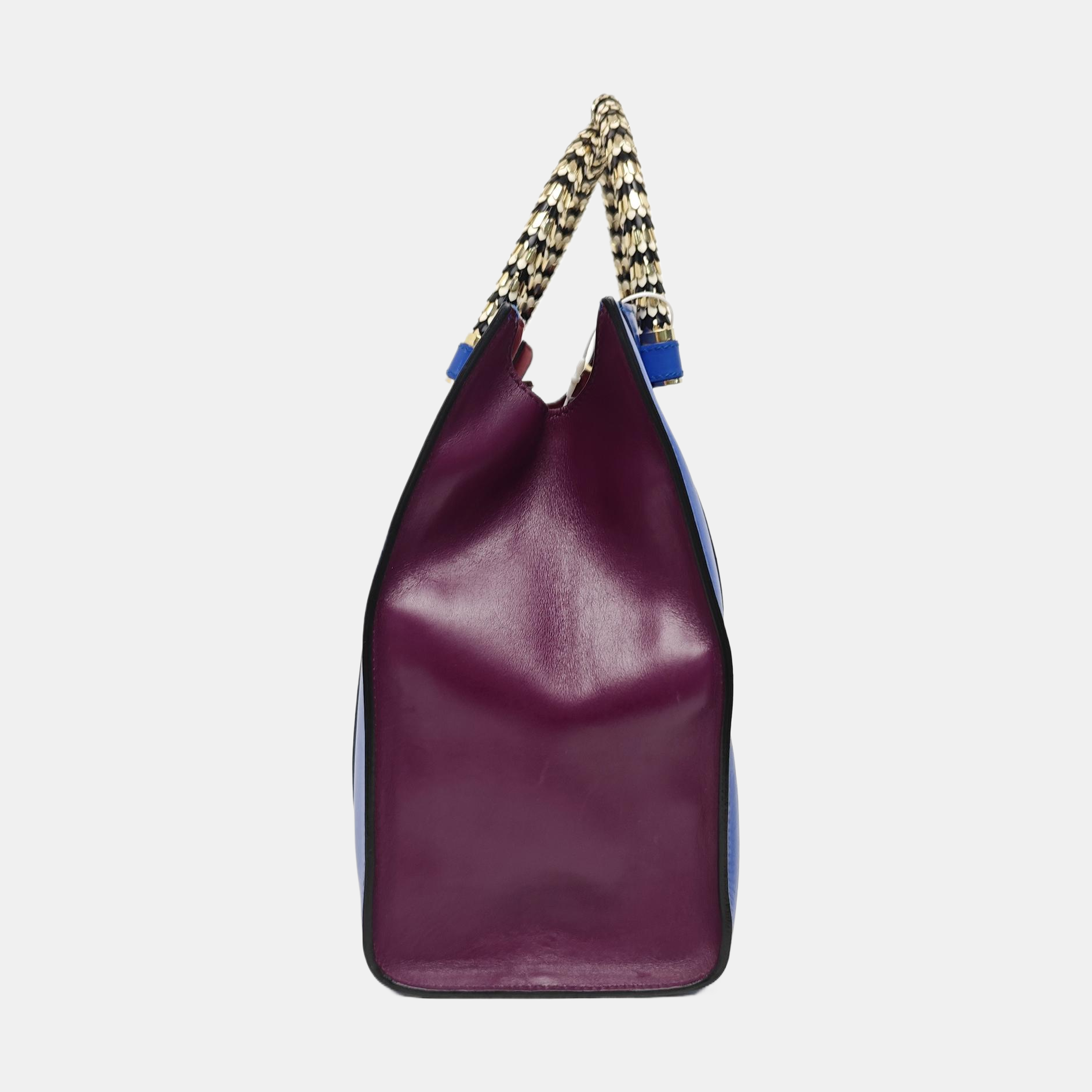 SERPENTI SCAGLIE Calfskin Blue