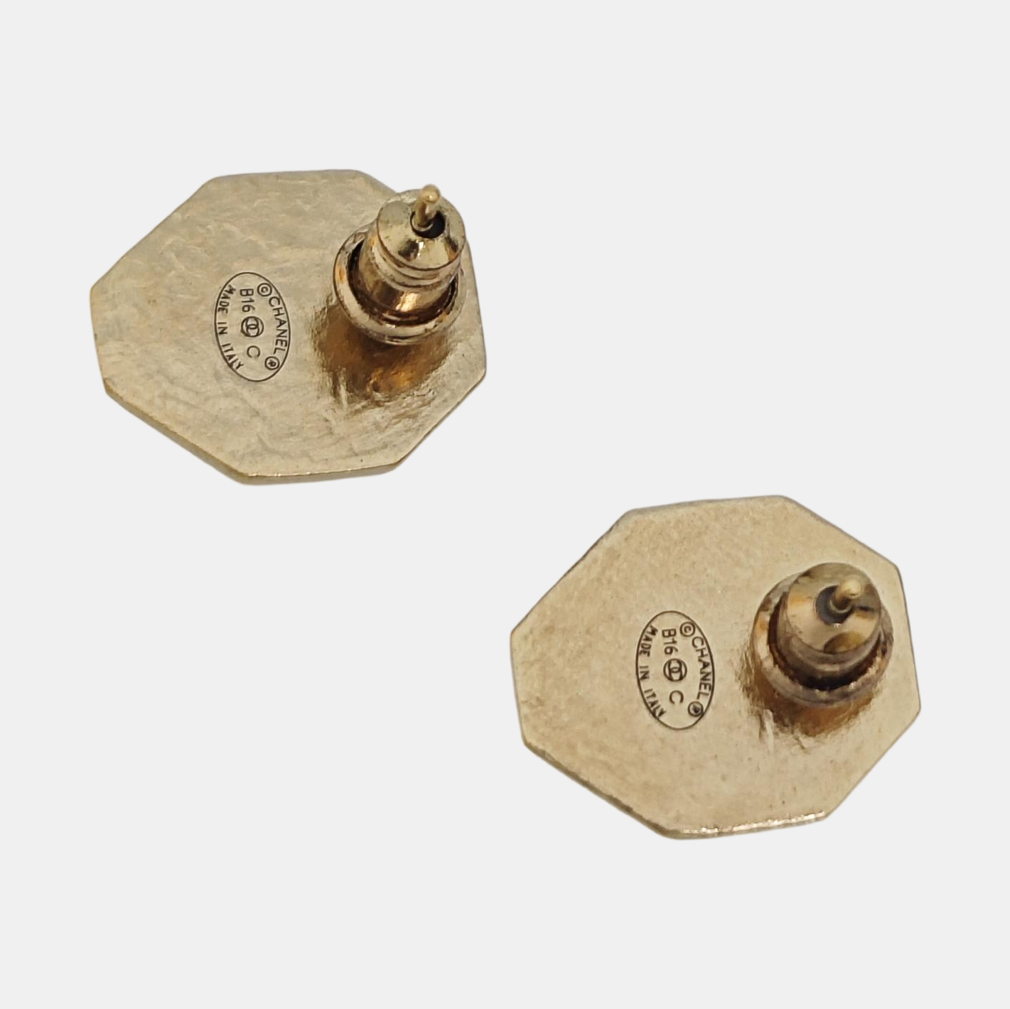 Metal Gold Stud Earrings
