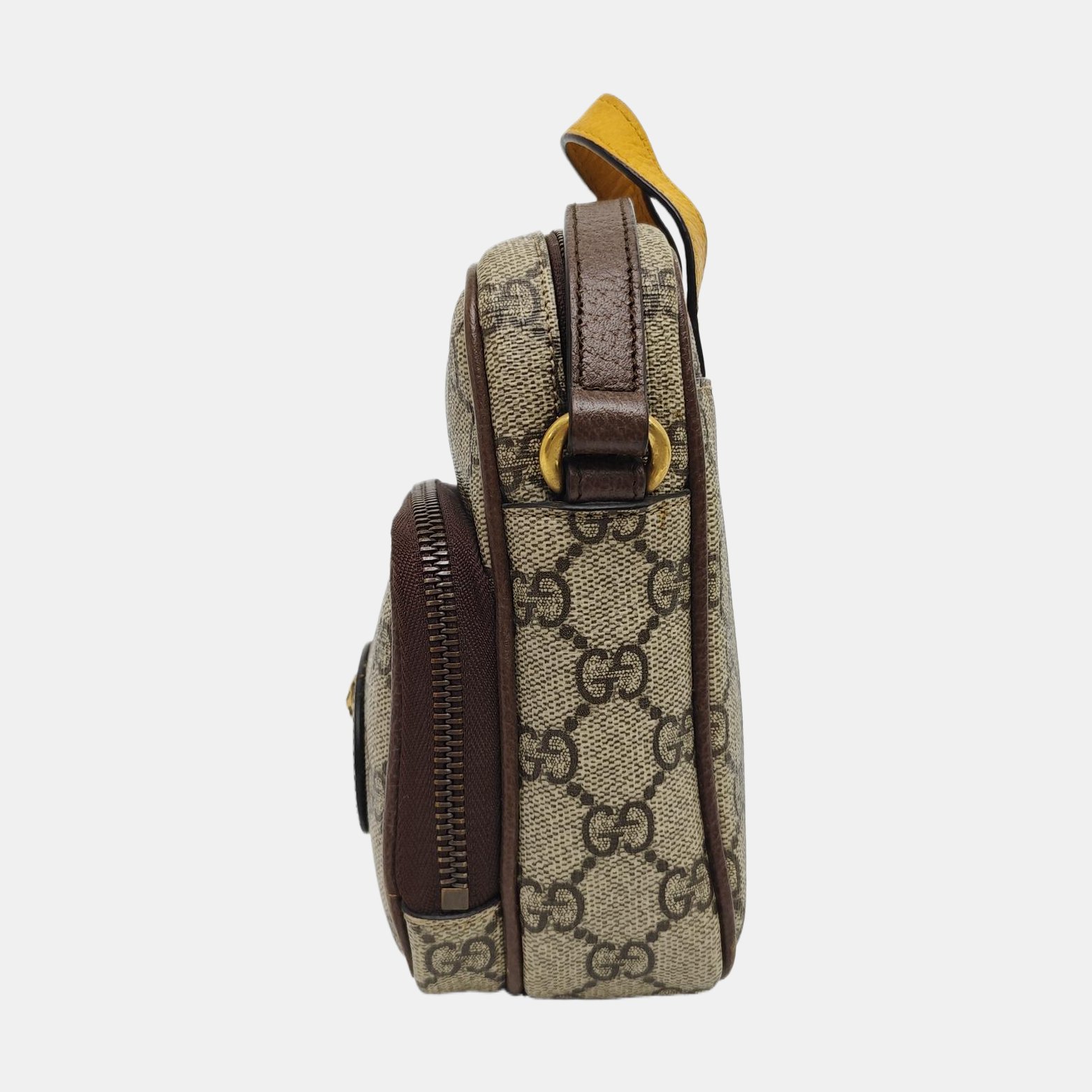 Neo Vintage Mini Monogram Coated Canvas Brown