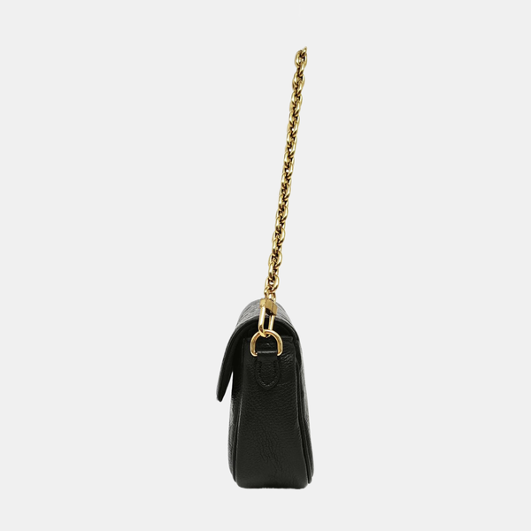 IVY Monogram Calfskin Black
