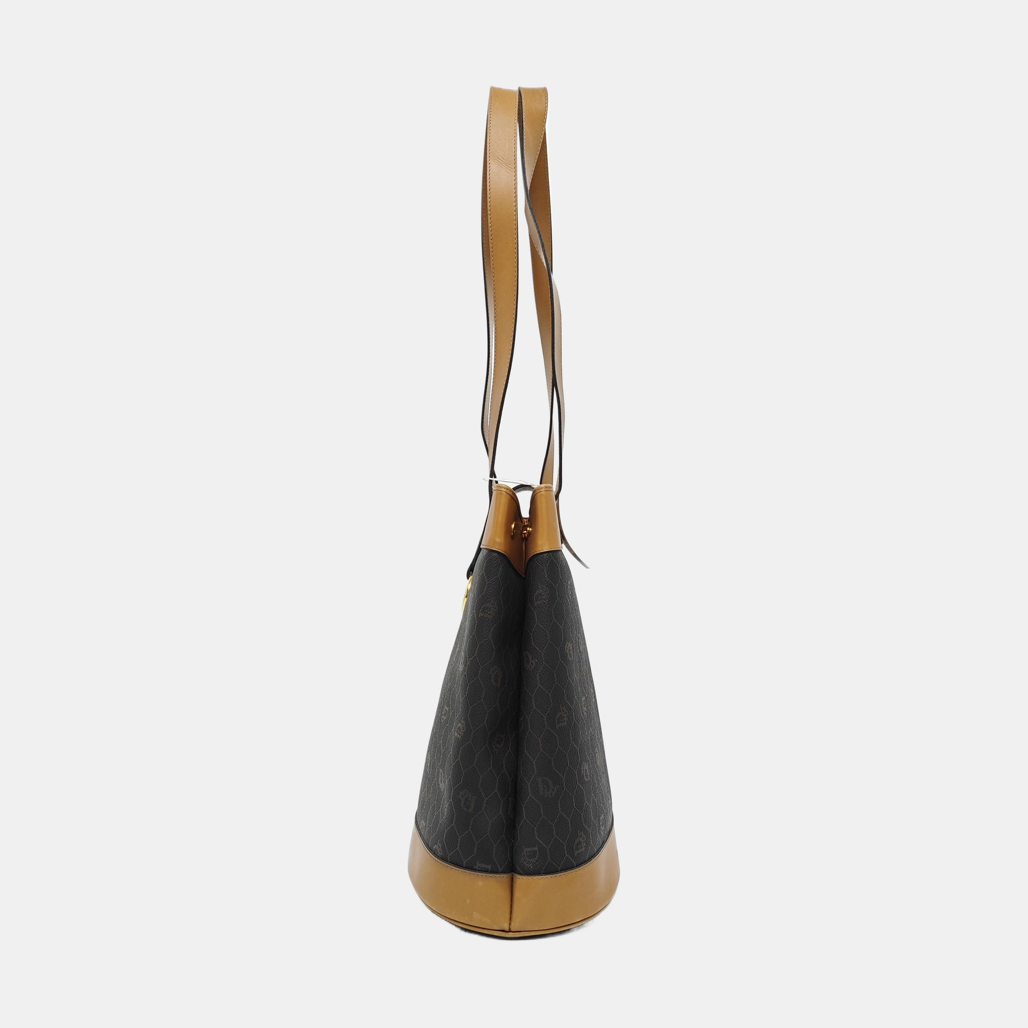 Oblique Coated Canvas Black