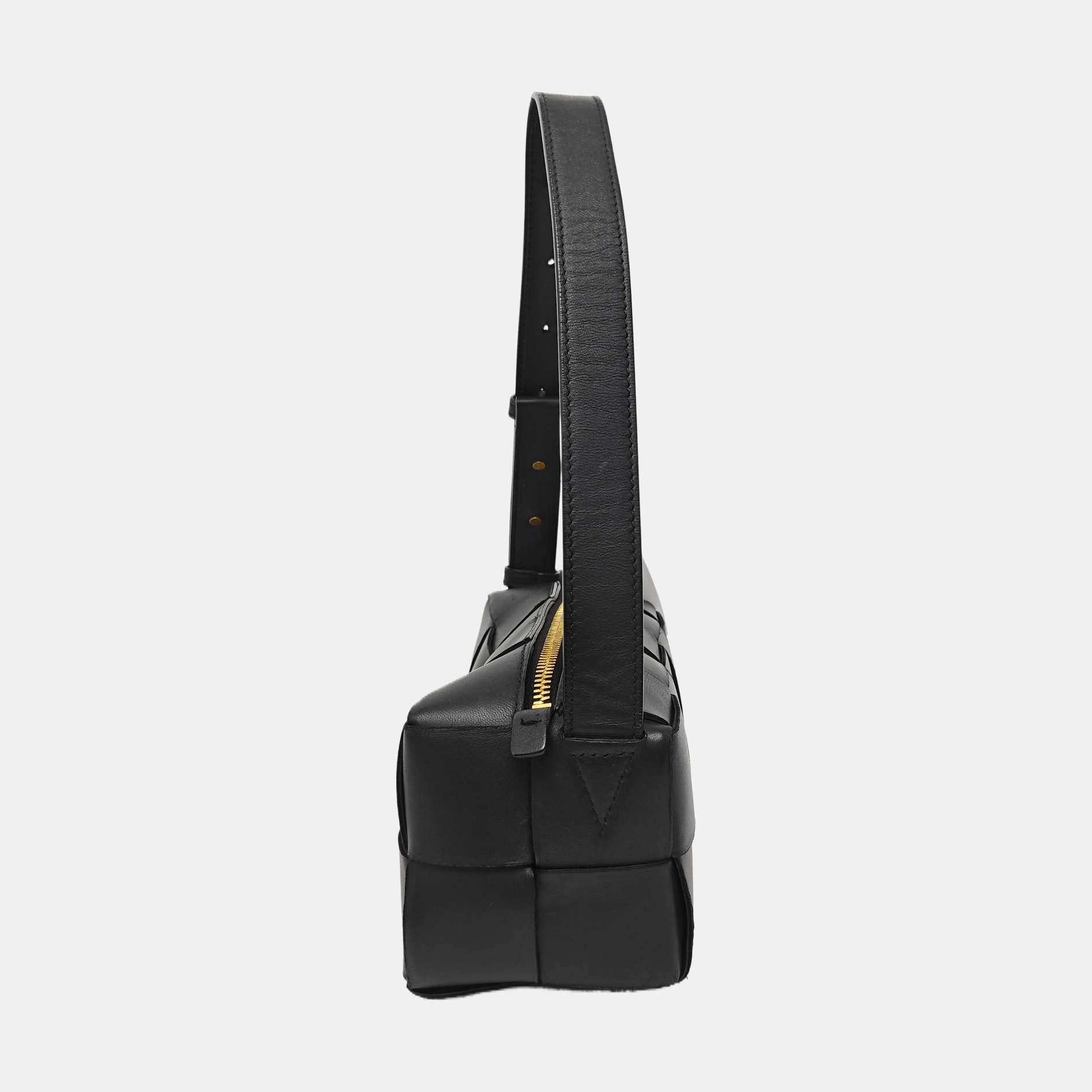 Brick Cassette Small Lambskin Black