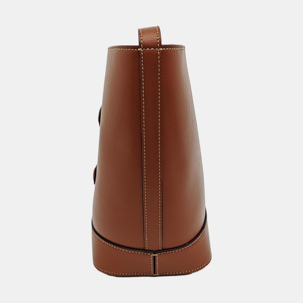 Calfskin Bucket Bag Brown