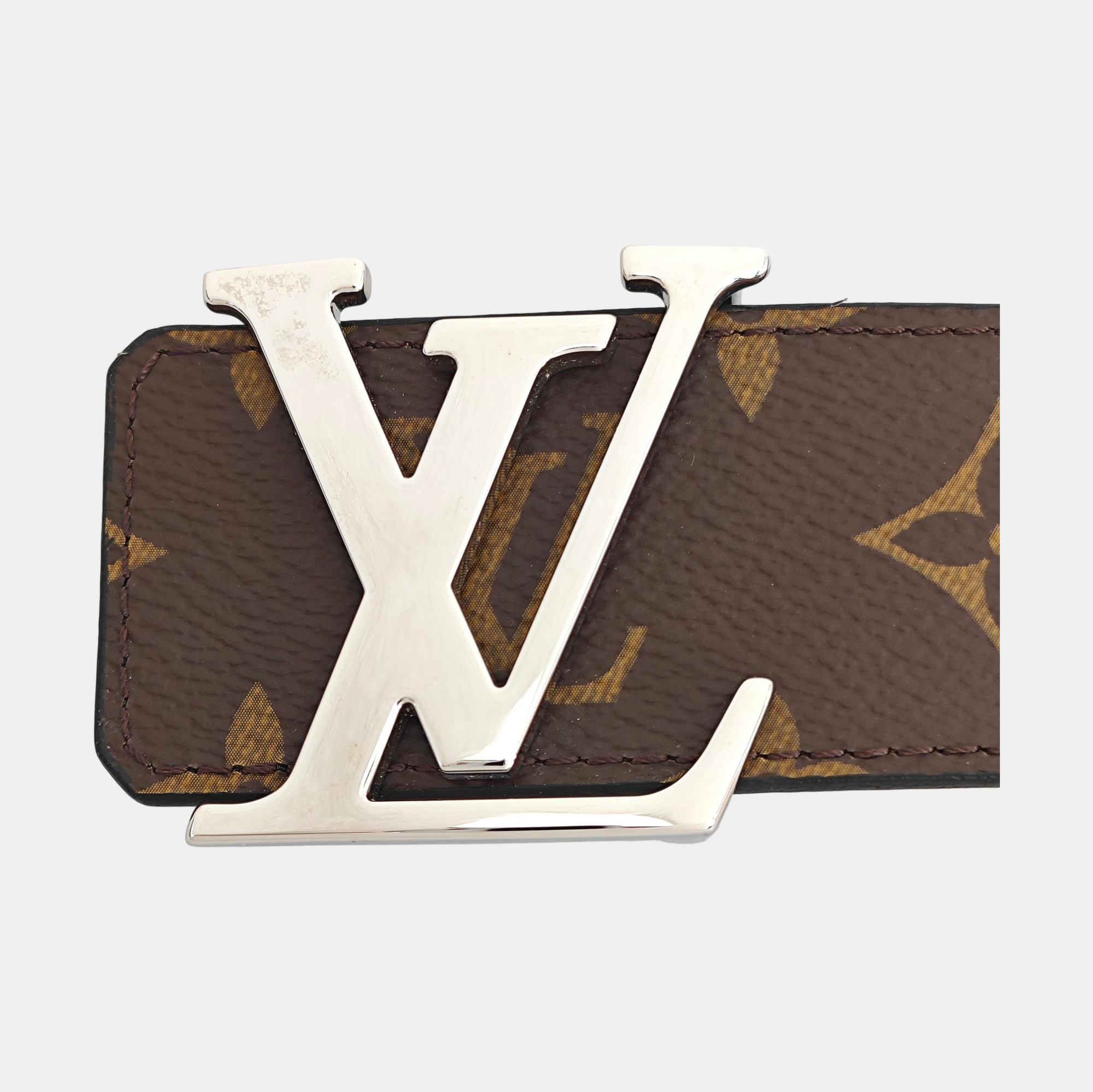 Coated Canvas Belt Brown
