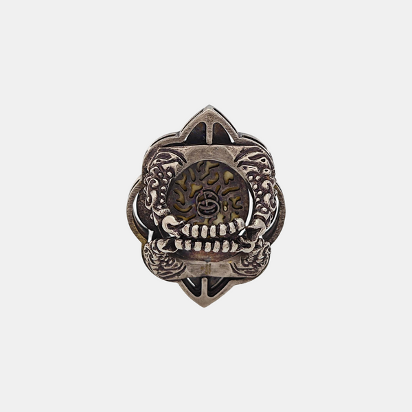Metal Silver Ring EU 46