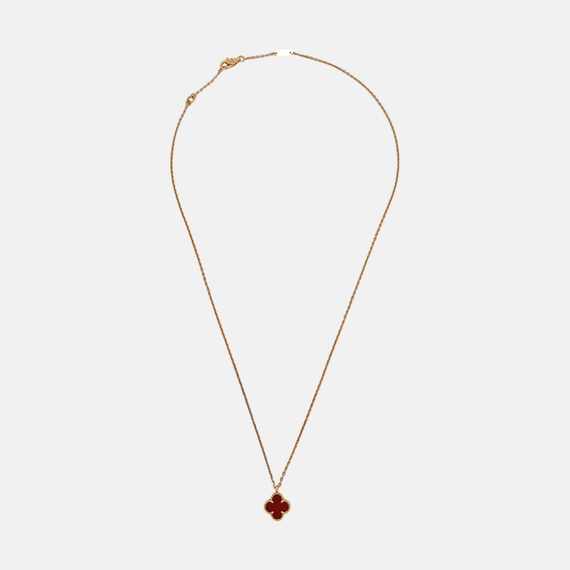 Sweet Alhambra 18k Rose Gold Necklace