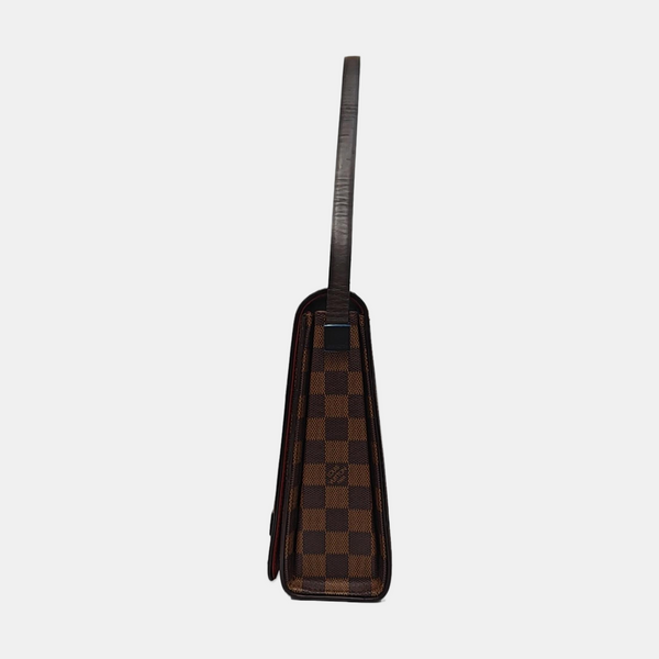 TRIBECA Damier Ebene Coated Canvas Brown